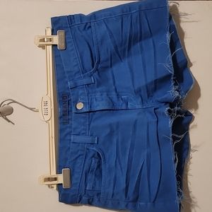 J Brand Cut-Off Short "Blue Bonnet"